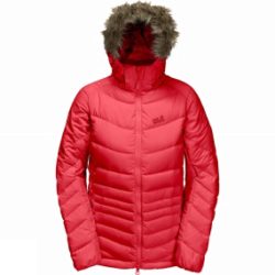 Jack Wolfskin Womens Selenium Bay Jacket Hibiscus Red/Red Fire
